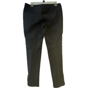 Theory Pants Slacks Trousers, Women's Size 10, Tapered Leg, Zipper Ankle, Black